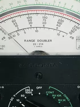 22-214 MICRONTA Multitester Multimeter Leads #2