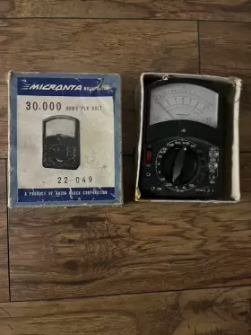 TK-501 MICRONTA Tester Box Volt Meter Radio