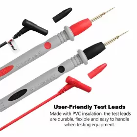 709803557864 MICSOA Multimeter Leads Banana Plug Digital #2