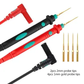 715668072626 MICSOA Multimeter Leads Digital Alligator Clips #2