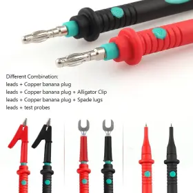 715668072626 MICSOA Multimeter Leads Digital Alligator Clips #3