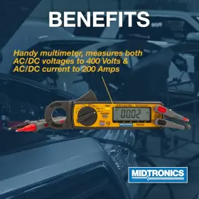 AMP-100 MIDTRONICS Multimeter Digitalclamp Digital Clamp #3