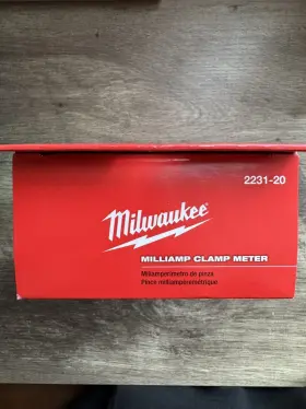 2231-20 MILWAUKEE Milliamp Clamp Meter Box #2