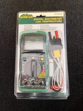 872857007569 MOUNTAIN Digital Multimeter Temperature Pac