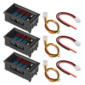 MTD125 MTDELE Digital Volt Ammeter Dual Led Display Panel Car