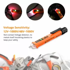 610877530342 NEOTECK Contact Voltage Tester Pen Outlet Socket #3