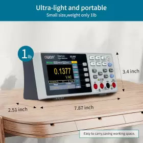 696393591470 OWON Digital Multimeter Desktop Lcd #3