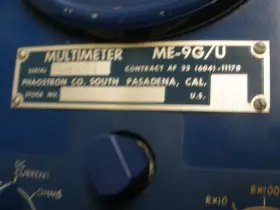 ME-9G-U PHAOSTRON Multimeter Army Inside Cables #3