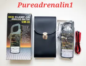 CM33 PHILLIPS Ecg Analog Clamp Meter Leads