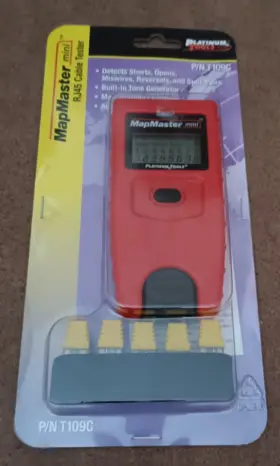 T109C PLATINUM TOOLS Mapmaster Mini Pocket Cable Tester