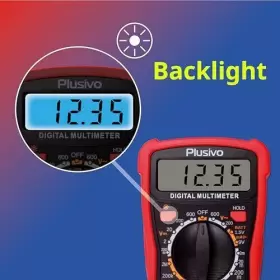 721248989420 PLUSIVO Digital Multimeter Voltmeter Ac Voltage #3