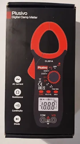 X0039N7RMF PLUSIVO Digital Clamp Meter