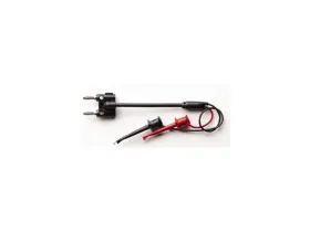 3786-C-18 POMONA Double Banana Plugs Minigrabber Clips