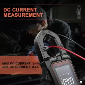 CM01 POROMETISTO Digital Clamp Meter Ac Voltage Auto Cap #2
