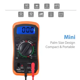 753807578844 PROSTER Multimeter Lcd Tester Leads Alligator Mu #2