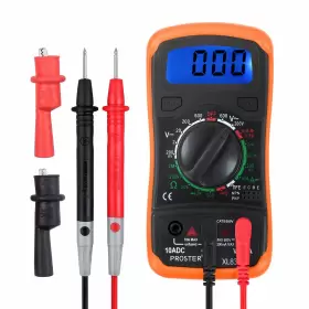 753807578844 PROSTER Multimeter Lcd Tester Leads Alligator Mu