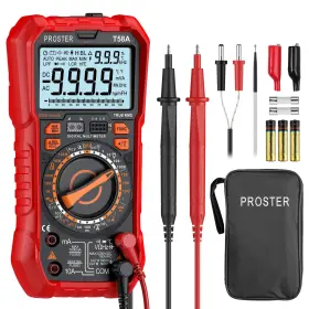 T58A PROSTER Digital Multimeter Trms Auto Ncv Detector Ac Cur