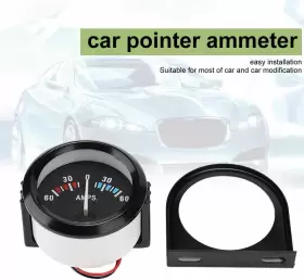 719855621970 QIILU Motorcyclemeter Car Ammeter Amp Meter #2