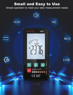 707443344066 QLUUE Digital Multimeter Smart Ncv Ac #3