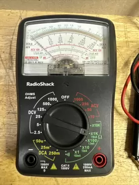 22-00037 RADIOSHACK Radio Multitester Multimeter Leads