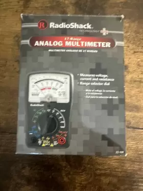 22-109 RADIOSHACK Radio Analog Multimeter Box
