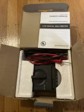 22-166 RADIOSHACK Radio Micronta Digital Lcd Multimeter Meter #2