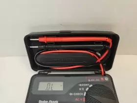 22-179A RADIOSHACK Radio Pocket Lcd Digital Multimeter Tester #3