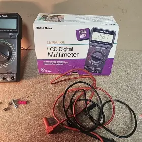 22-181A RADIOSHACK Radio Lcd Digital Multimeter Power #3
