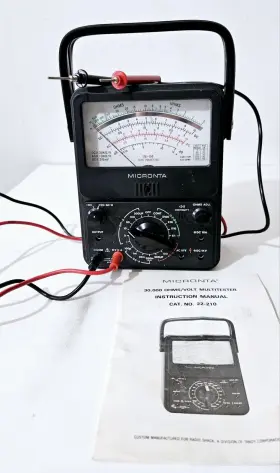22-210 RADIOSHACK Radio Micronta Multitester Device