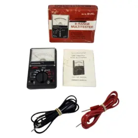 22-212A RADIOSHACK Micronta Multitester Volt Leads Box Manual #2
