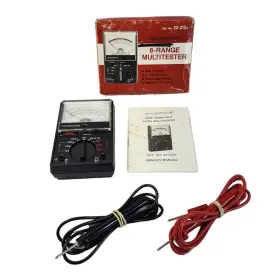 22-212A RADIOSHACK Micronta Multitester Volt Leads Box Manual