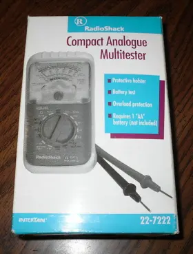 22-7222 RADIOSHACK Analogue Multitester Box