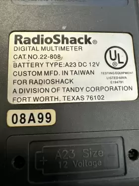 22-808 RADIOSHACK Radio Pocket Digital Multimeter #3