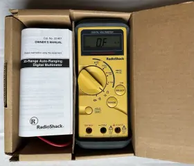 23-801 RADIOSHACK Auto Digital Multimeter Box Paper