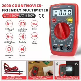 RE01-RE04-RE831 RANGERHINO Electrical Digital Multimeter Kit #3