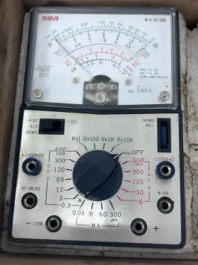 WV-519A RCA Volt Milliammeter Manual #2