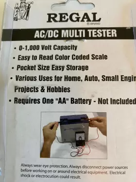 339860 REGAL Pocket Tester Ac Volt #3