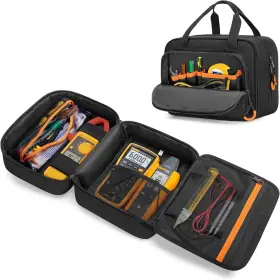 445026132176 REXMICA Fluke Multimeter Bag Pockets Electrician