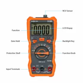 YRN4032255815652PZ RICHMETERS Ncv Digital Multimeter Auto #3