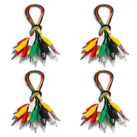 14EYJ0001 ROMEDA Alligator Clips Electrical Leads Pack