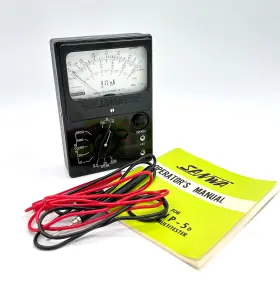 JP-5D SANWA Tester Meter Operators Manual Multitester