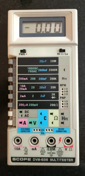 DVM-636 SCOPE Multimeter
