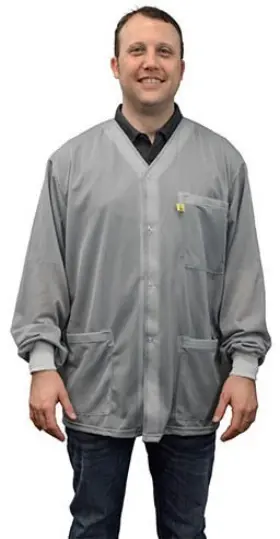 770022 SCS Smock Jacket Knitted Cuffs