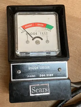 244.2189 SEARS Diode Tester #2