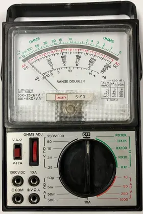 400.5190 SEARS Multimeter