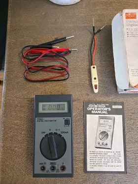 5204 SEARS Digital Multimeter Box Manual