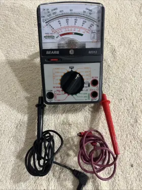 82012 SEARS Voltage Multimeter Ac Probes