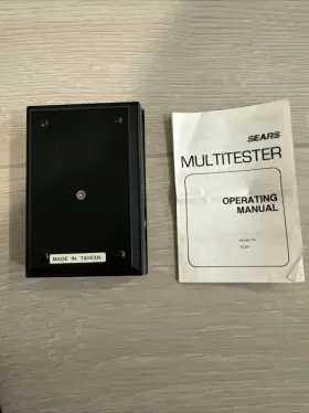 82361 SEARS Analog Multimeter Multitester Leads Manual #3