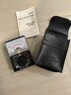 82361 SEARS Analog Multimeter Multitester Leads Manual