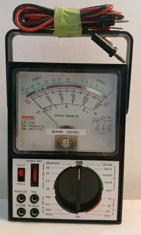 9-82363 SEARS Analog Vom Multitester